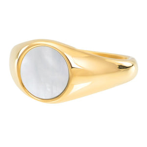 Fame ring Luna rond goud
