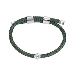 Armband Cozy Crystal stone Groen/zilver