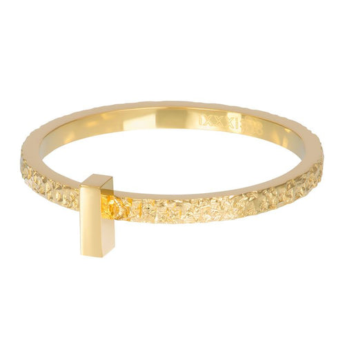 Abstract rectangle Goud 2mm