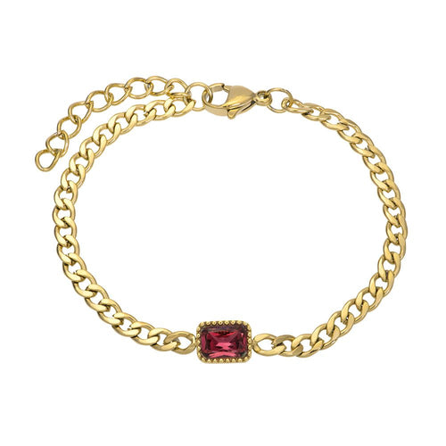 Armband Classic Miracle Pink goud