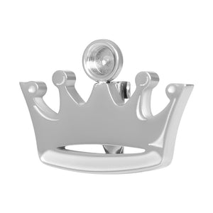 Crown Broche top part Zilver