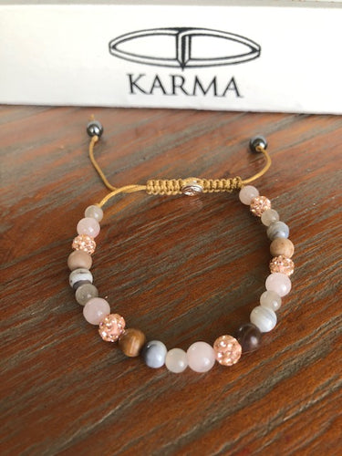 KARMA Armband rosé crystal xs 83597