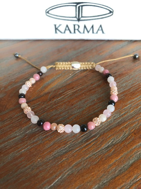 KARMA Armband xxs Rosé crystal 84391