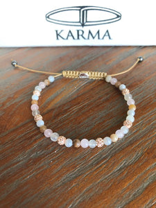 KARMA Armband xxs rosé crystal 84388