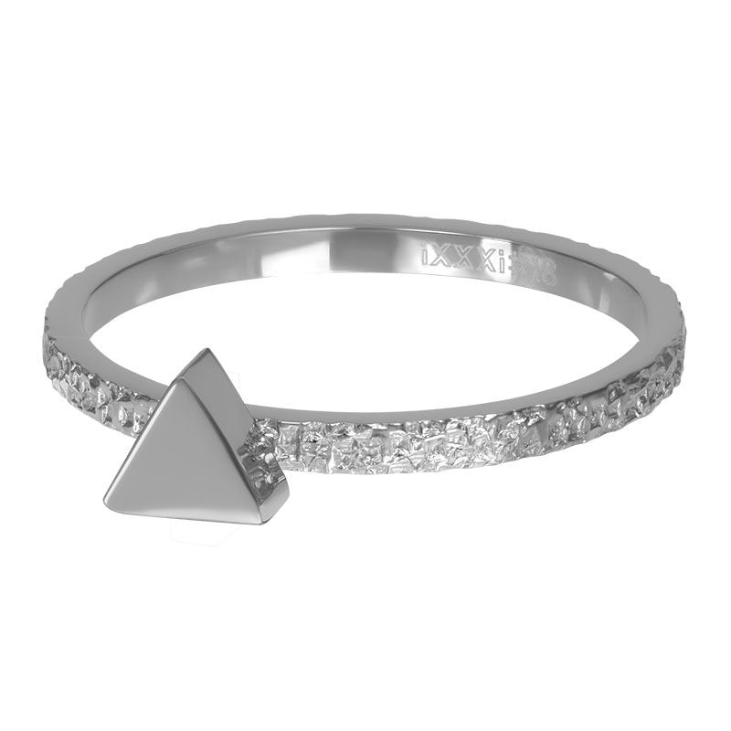 Abstract Triangle Zilver 2mm