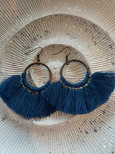 Afbeelding in Gallery-weergave laden, Ibiza Oorbel Ring Jeans Blauw