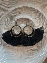 Afbeelding in Gallery-weergave laden, Ibiza Oorbel Ring Zwart