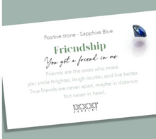 Afbeelding in Gallery-weergave laden, Creartive Sapphire blue FRIENDSHIP
