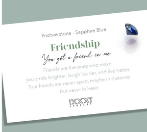 Creartive Sapphire blue FRIENDSHIP